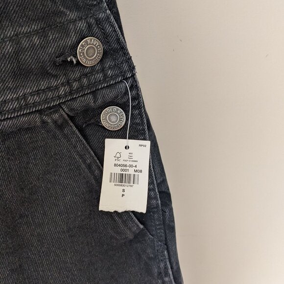 Old Navy Slouchy Straight Non-Stretch Jean Short Overalls - Picture 12 of 16